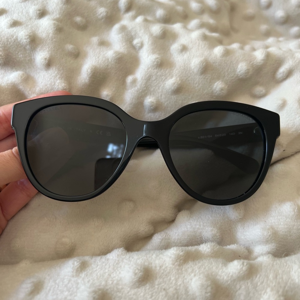 Brand new Chanel black sunglasses